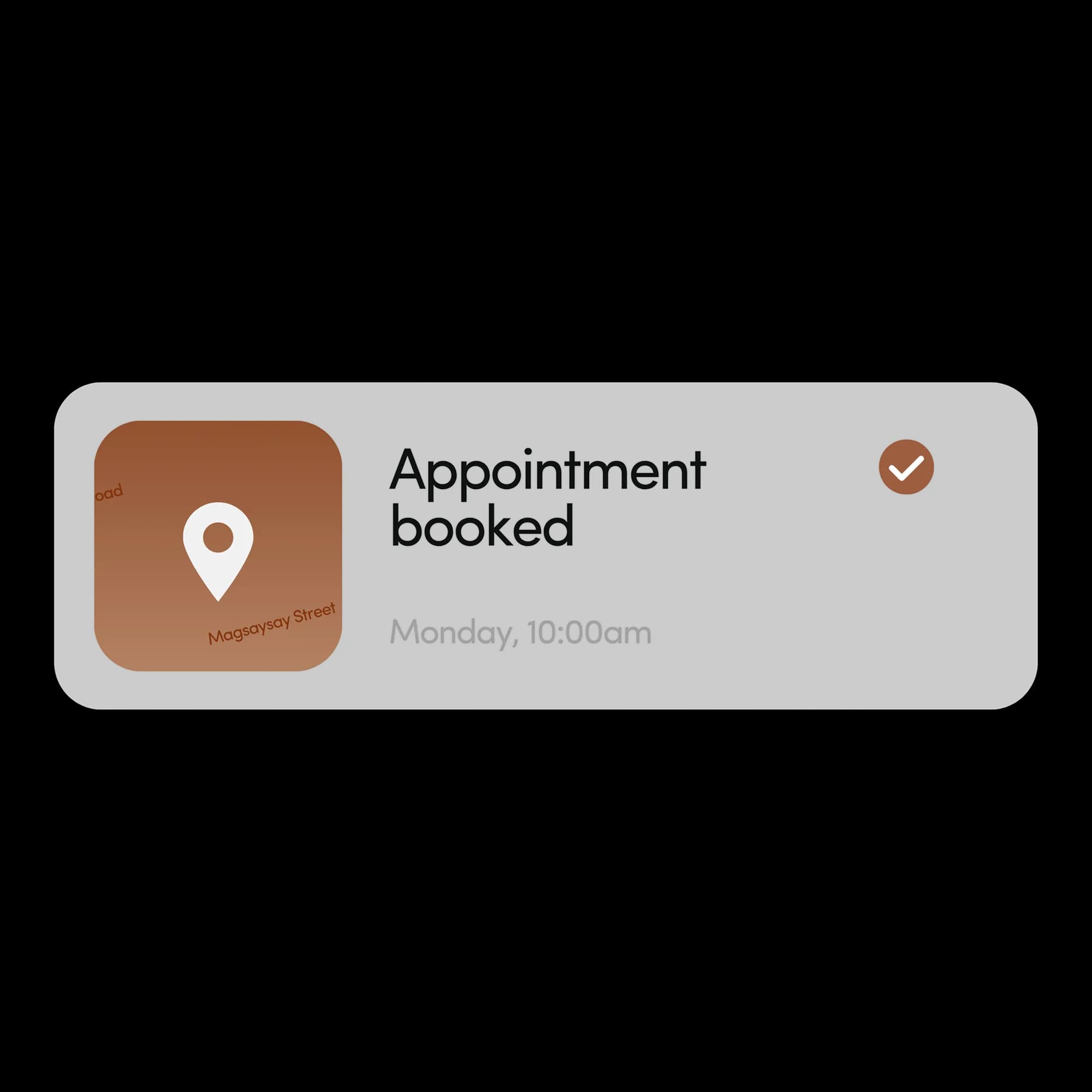 Set a quick appointment