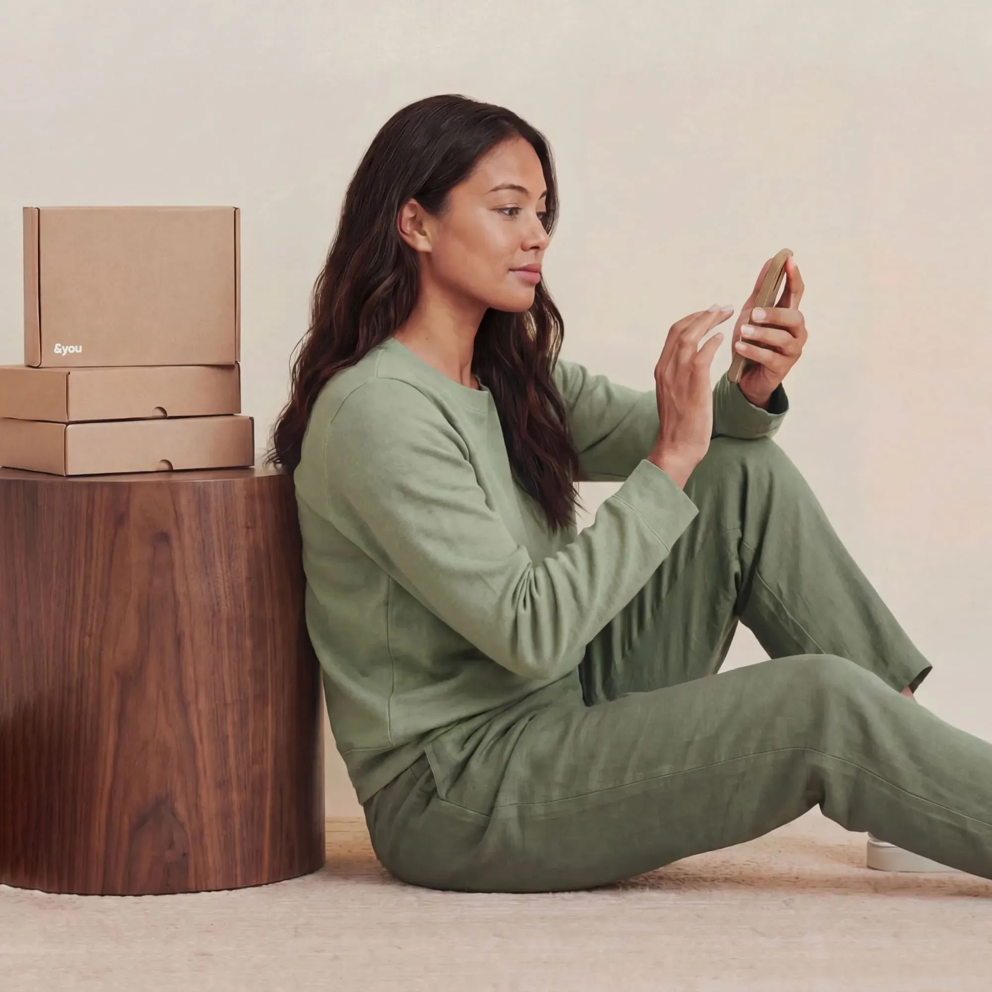 Woman on a video consultation call