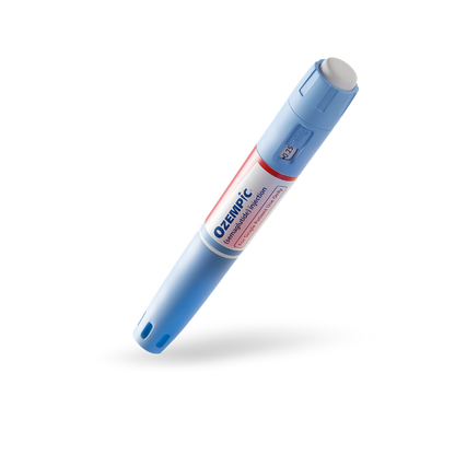 Single Ozempic® (Semaglutide) injection pen for weight loss and diabetes treatment.